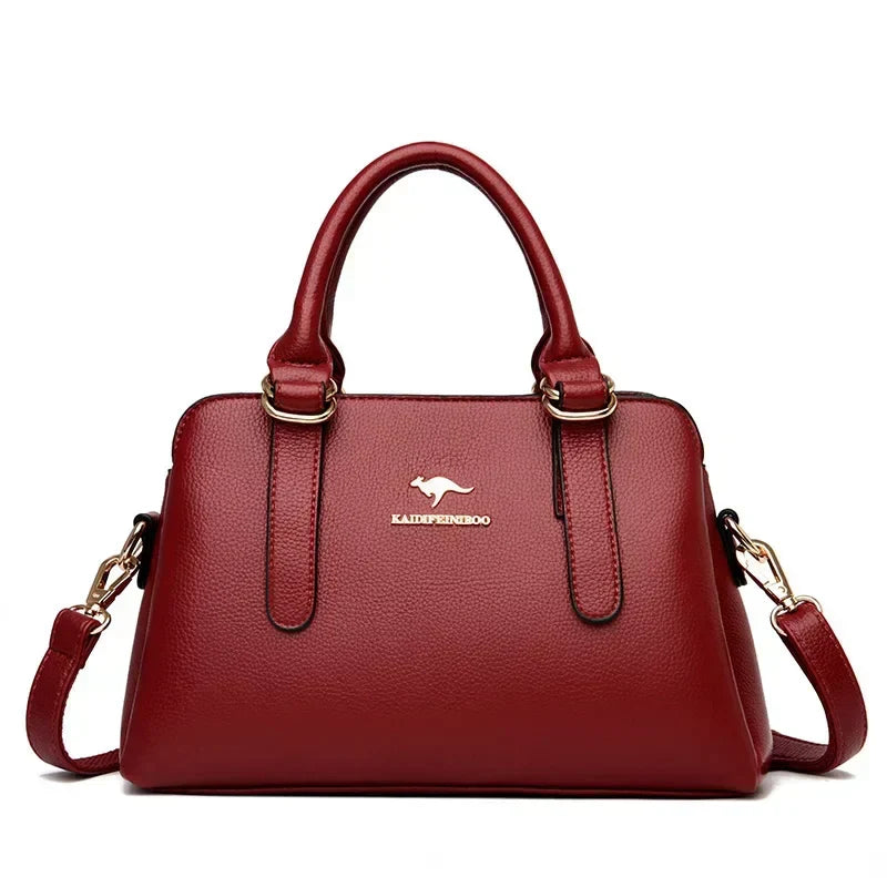 MARIA | BURGUNDY HANDBAG